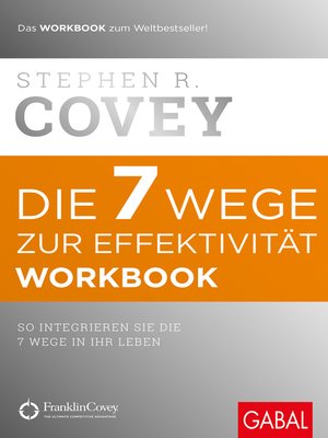 cover image of Die 7 Wege zur Effektivität--Workbook